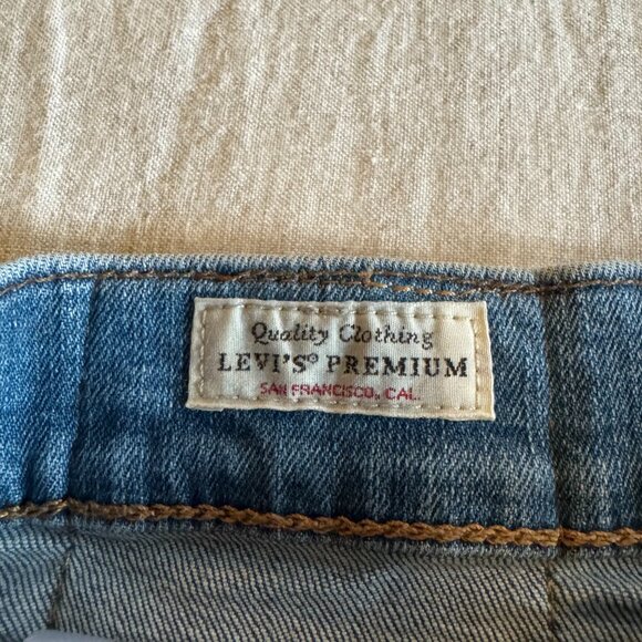 Levi's Lot 512 Slim Taper Men's Jeans 31x32 Light Wash - Picture 4 of 6